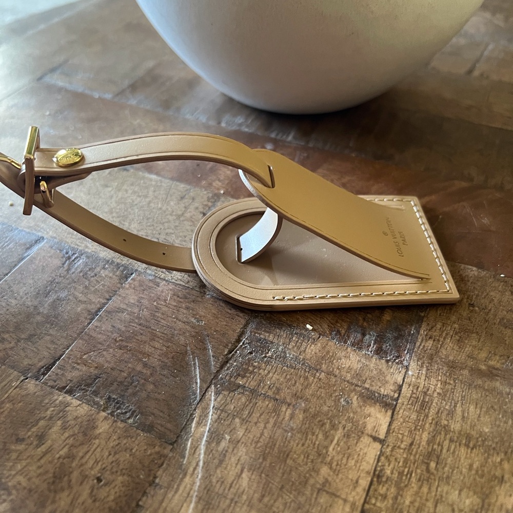 Inspired Leather Luggage / Bag Charm Luxe Look - NEW - Picture 4 of 5